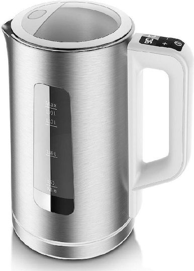 Finlux FK-17171 Електрическа Кана 1.7л 2000W Сребриста