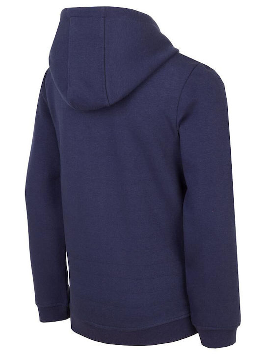 4F Kids Sweatshirt Cardigan with Hood Blue