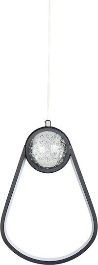 Globobox LED Κρεμαστό Φωτιστικό Μαύρο 20x7x30εκ. Globobox LED Κρεμαστό Φωτιστικό Μαύρο 20x7x30εκ.