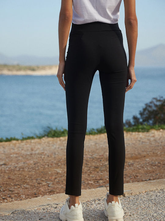 Desiree Femei Tesatura Pantaloni Black