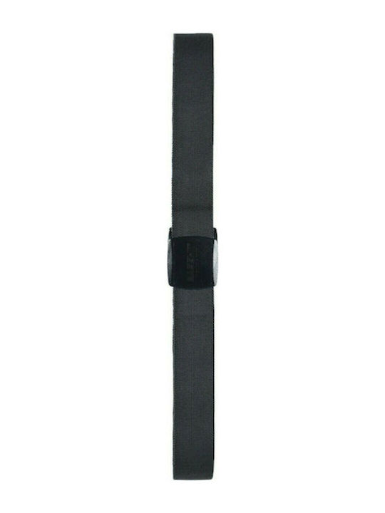 221.BU09.32P Elastic Men's Belt Fabric Webbing Belt Grey