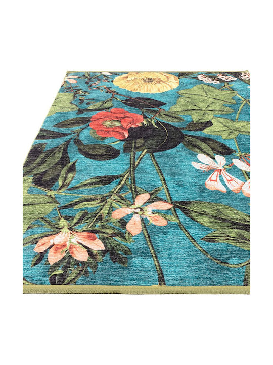 Passiflora Kingfisher Rug Rectangular Green