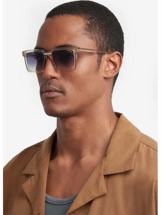 Carrera Men's Sunglasses With Black Horn-Rimmed Frame And Grey Gradient Lens 02/S 003/86