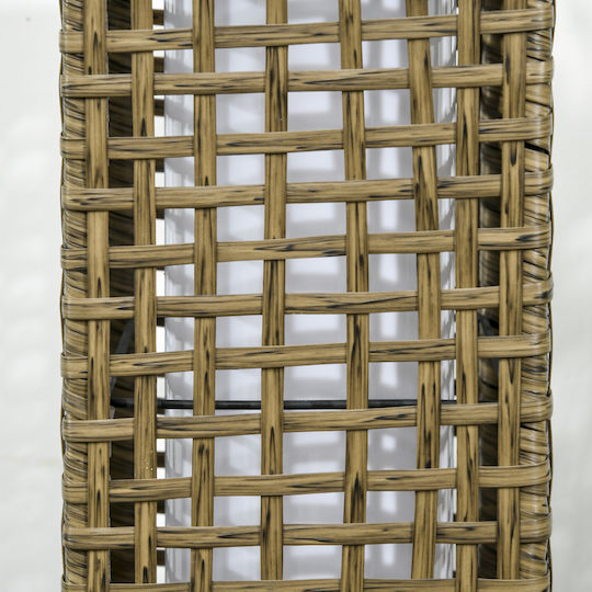 Outsunny Ηλιακό Φωτιστικό 15.5x15.5x69εκ.