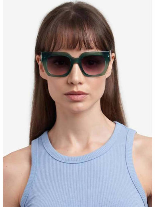 Missoni Women's Sunglasses with Brown Tartaruga Plastic Frame and Brown Gradient Lens MMI 0168/S 086/HA