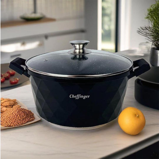 Cheffinger Diamond Котлон Тенджера от Лят Алуминий 6.5л / 28см