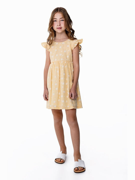 Funky Kinderkleid Yellow