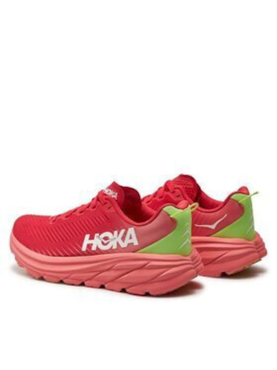 Hoka Rincon 3 Γυναικεία Αθλητικά Παπούτσια Running Κόκκινα