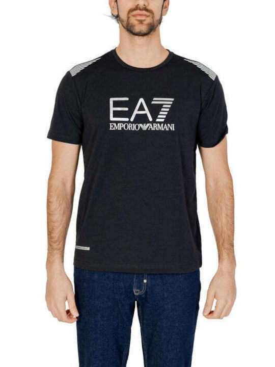 Emporio Armani Herren T-Shirt Kurzarm Schwarz