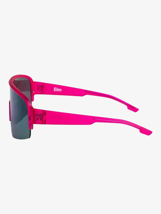 Roxy Sunglasses with Pink Plastic Frame and Black Lens ERJEY03119-xmmg