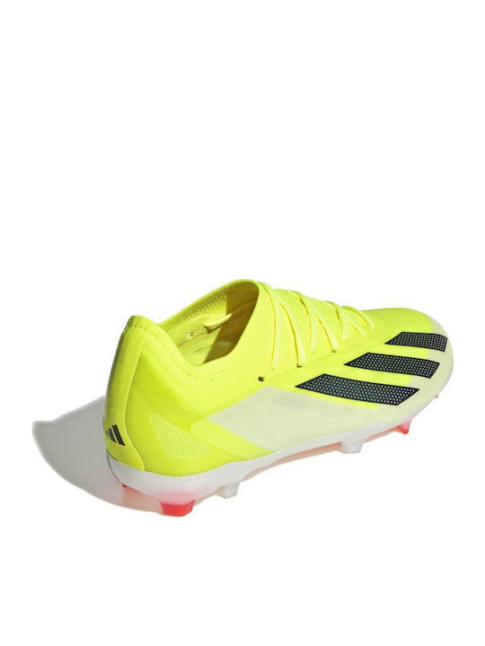 X Crazyfast Elite Kids Molded Soccer Shoes Team Solar Yellow 2 / Core Black / Cloud White
