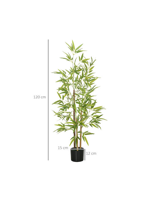 Μπαμπού σε Γλάστρα 120cm HomCom