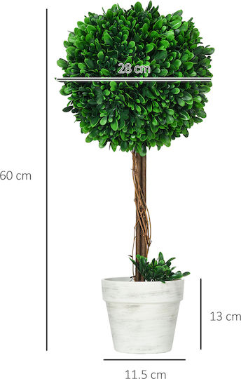 Πυξάρι σε Γλάστρα 60cm HomCom
