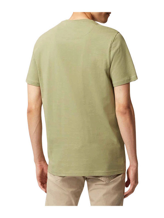 Harmont & Blaine Men's Short Sleeve Blouse Khaki