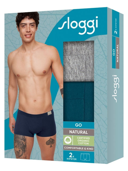 Go Natural Hipster Men's Boxers Multi 2Pack