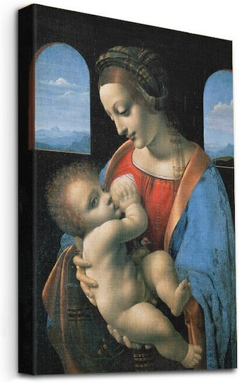 Walls Madonna Litta Αντίγραφο του Da Vinci σε Καμβά 15x20 cm Walls Madonna Litta Αντίγραφο του Da Vinci σε Καμβά 15x20 cm