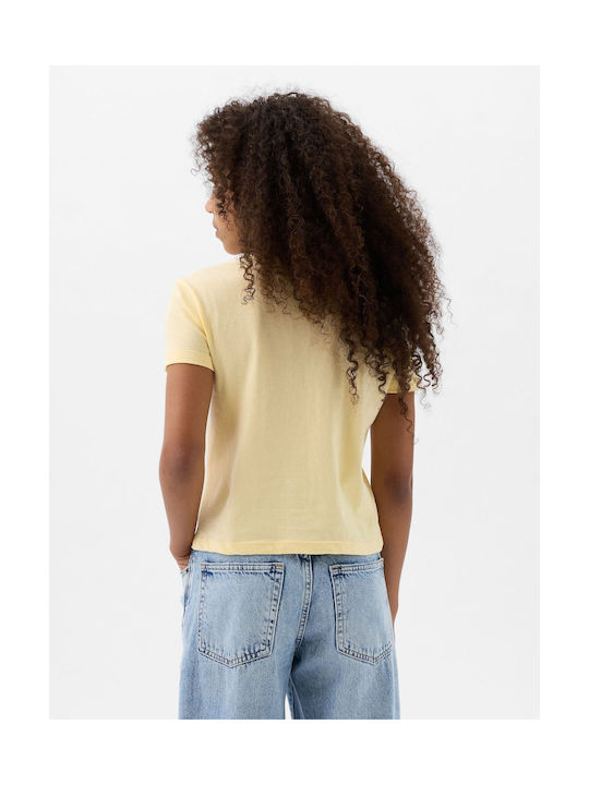 GAP Παιδικό T-shirt Yellow Maize