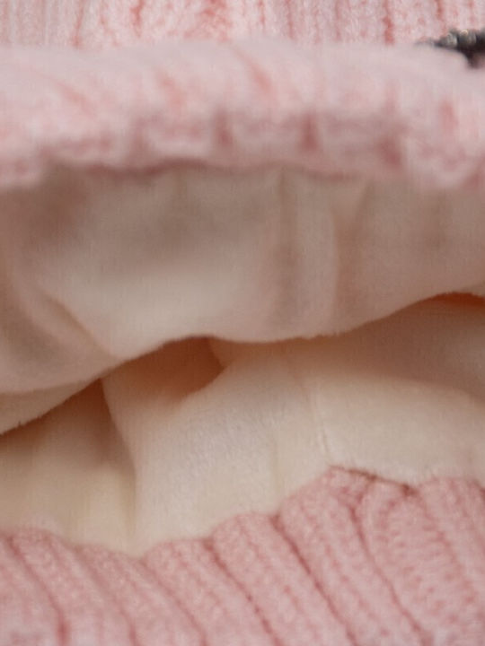 Kinder Mütze Gestrickt Rosa
