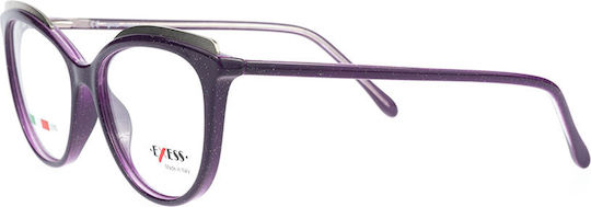 Exess Plastic Eyeglass Frame Purple EX603 B267