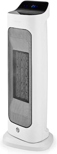 Nedis Керамичен Вентилаторен нагревател Стая За под Бял 2000W