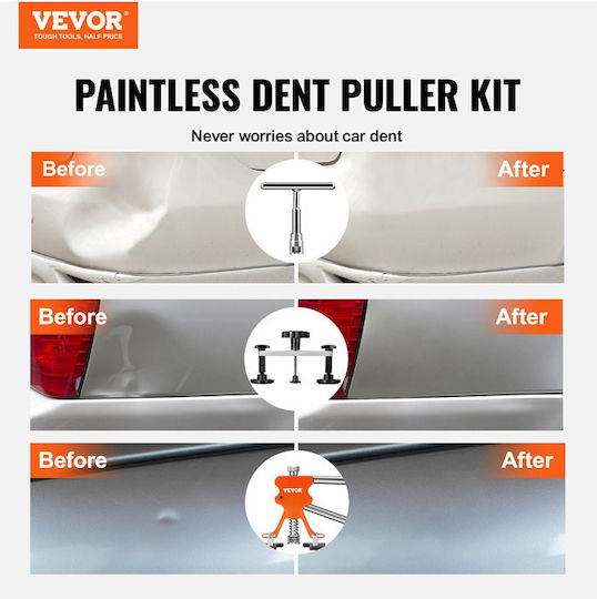 Vevor Repair Kit for Car Dents Black 69pcs