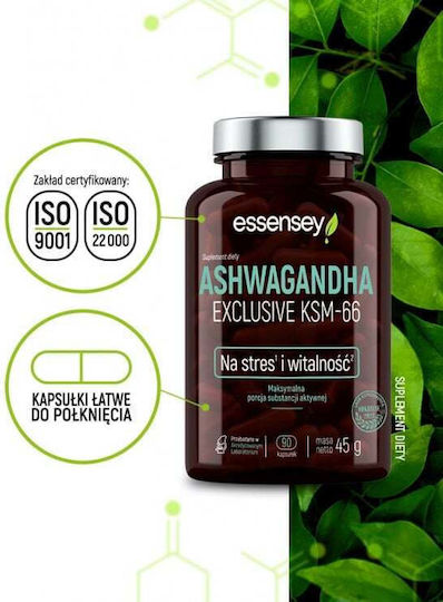 Essensey Ashwagandha Exclusive KSM-66 200 мг 90 Капсули