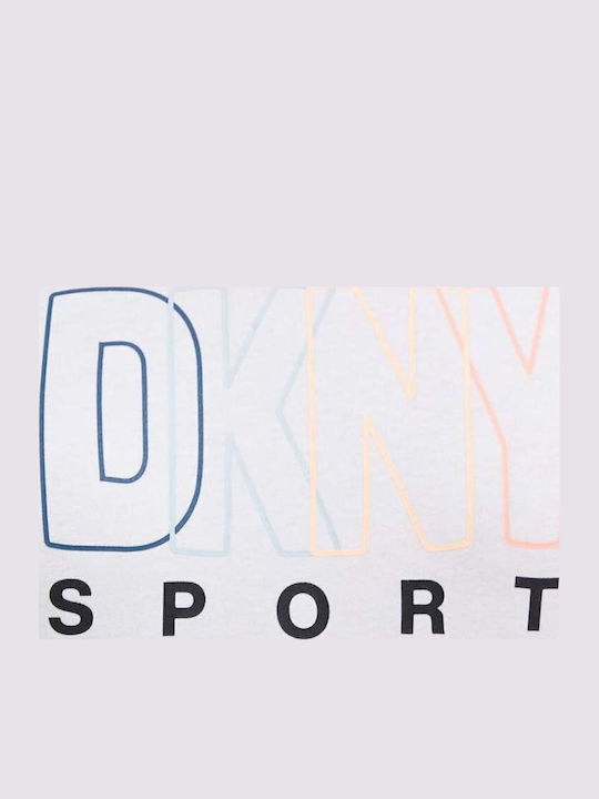 Logo Γυναικεία Αθλητική Μπλούζα Κοντομάνικη Άσπρο