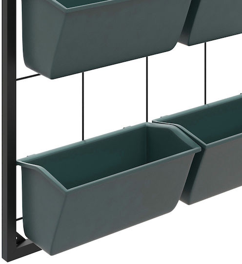 Outsunny Pot Plastic Dark Green 52x14x66cm.