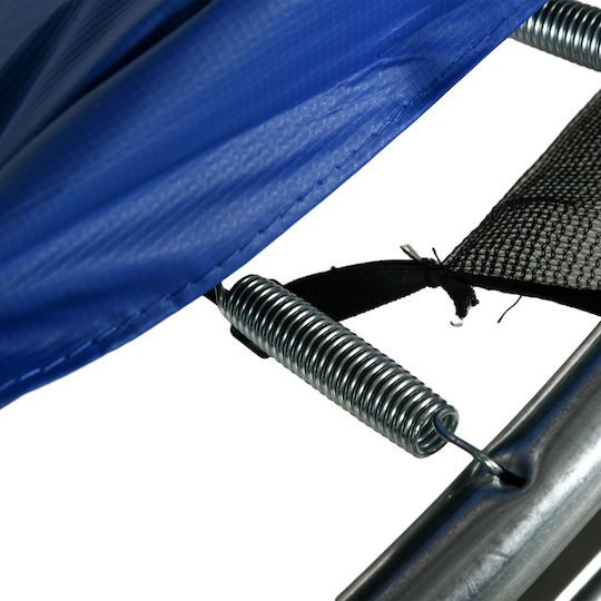 Sportnow Outdoor Trampoline Diameter 180cm with Ladder & Net Blue