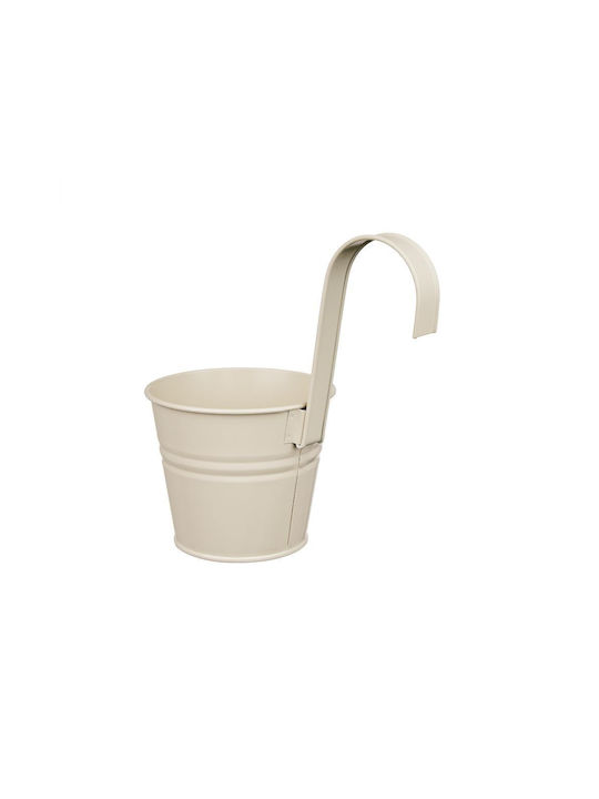 Butlers Hängend Übertopf Metall Beige 13x13εκ.