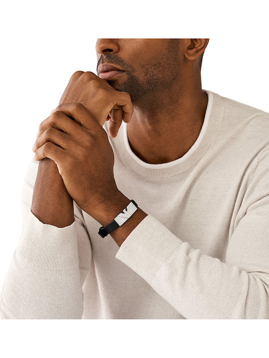 Emporio Armani Eagle Logo Дамска Сребърна Гривна 25.8см