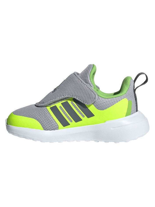 Adidas Αθλητικά Παιδικά Παπούτσια Running Fortarun 2.0 AC με Σκρατς Γκρι