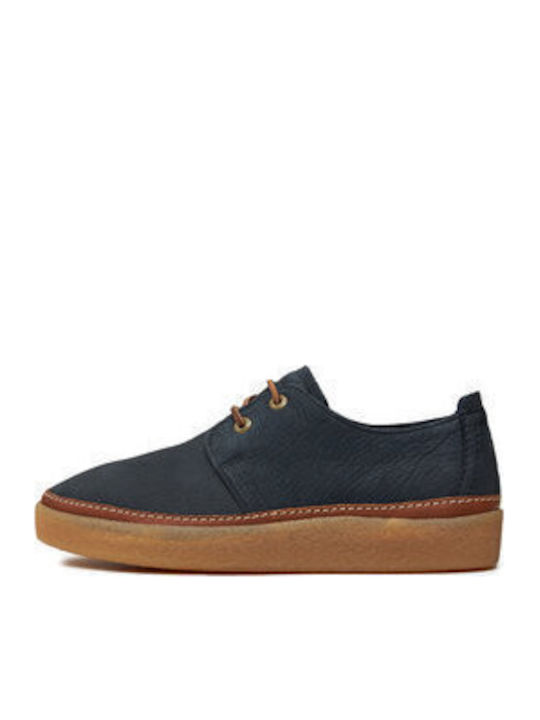 Clarkwood Low Men's Leather Casual Shoes Blue