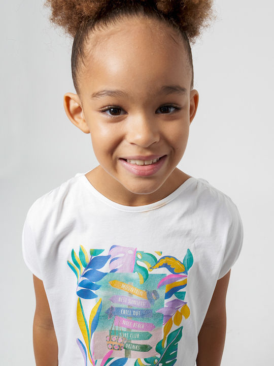 Mayoral Kids Blouse Short Sleeve White