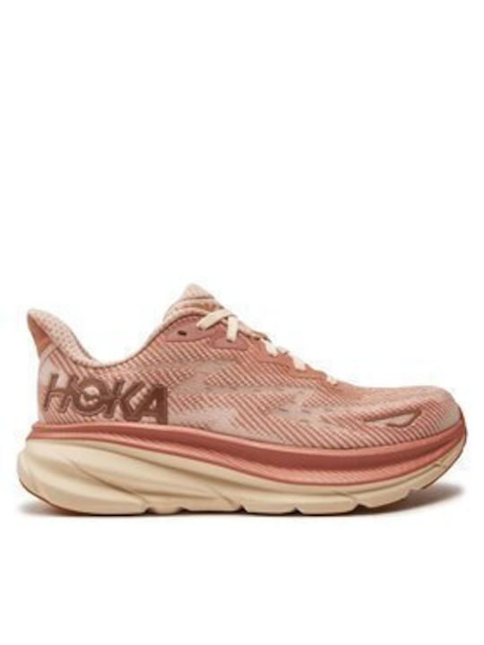 Hoka Clifton 9 Γυναικεία Αθλητικά Παπούτσια Running Ροζ