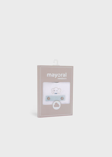 Mayoral Bib Fabric petrol 2pcs