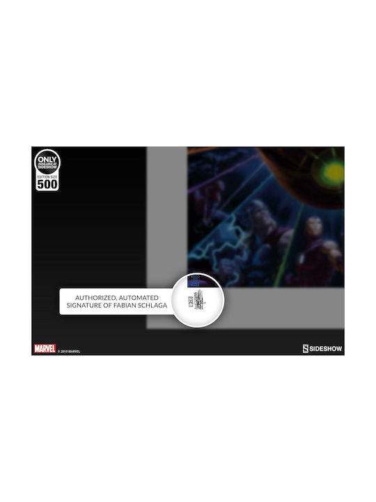 Sideshow Collectibles Poster Marvel Thanos & Infinity Gauntlet 61x46cm