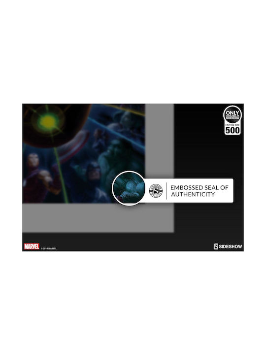 Sideshow Collectibles Poster Marvel Thanos & Infinity Gauntlet 61x46cm