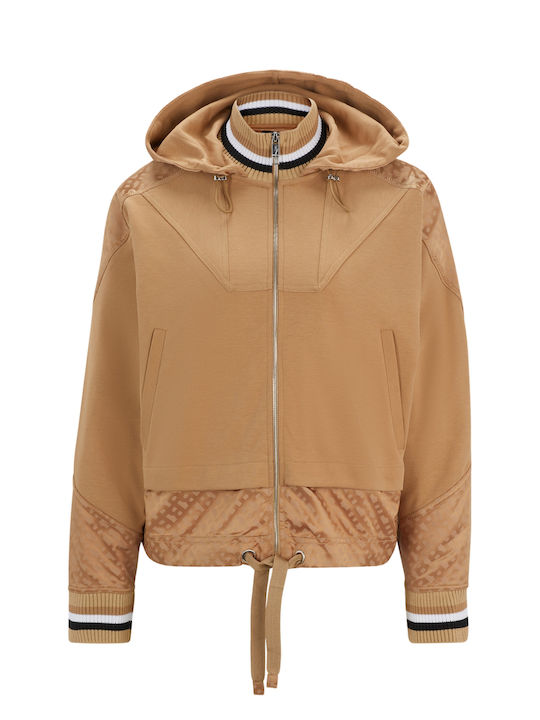 Hugo Boss Women's Hooded Sweatshirt Beige