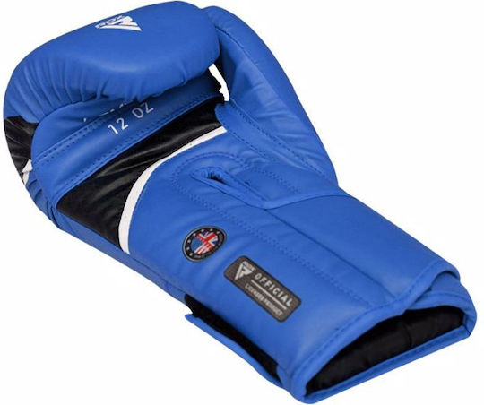 RDX Boxing Gloves Leather for Match Blue