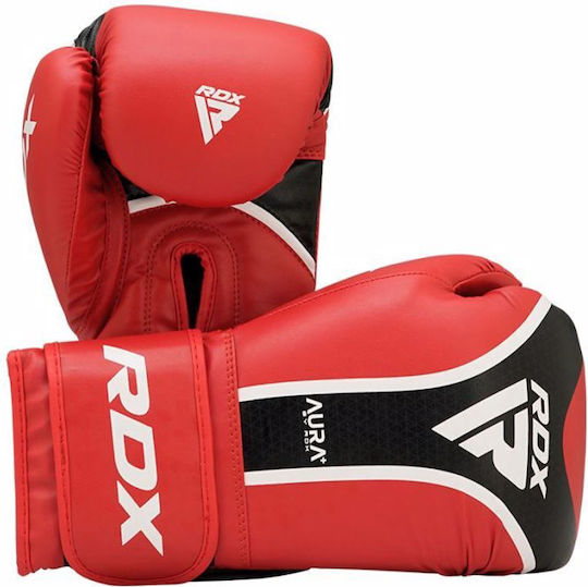 RDX Boxing Gloves Leather for Match Red