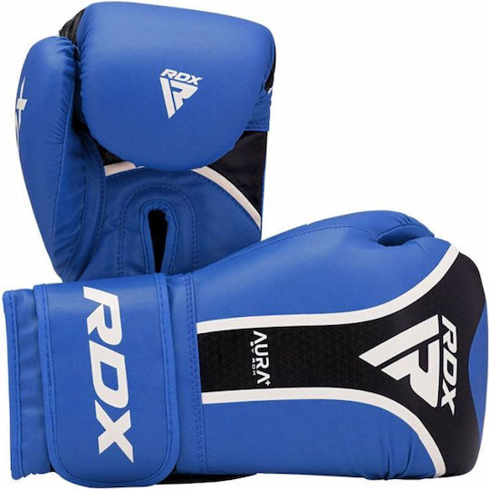 RDX Boxing Gloves Leather for Match Blue