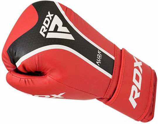 RDX Boxing Gloves Leather for Match Red