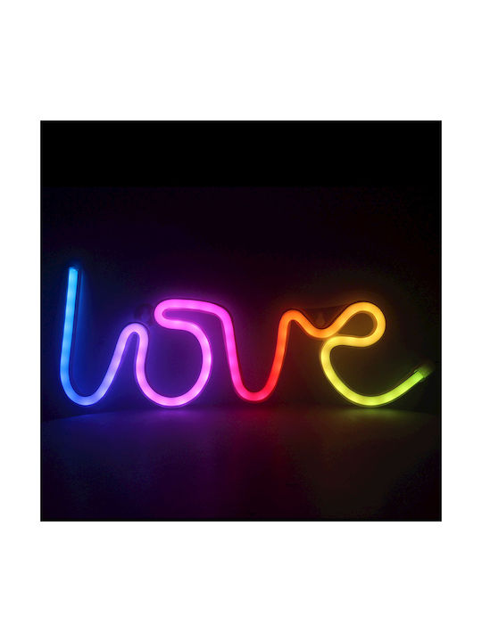 Forever Light Dekorative Lampe Liebe Mehrfarbig