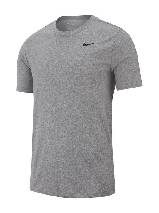 Nike Dri-Fit Αθλητικό T-shirt Γκρι