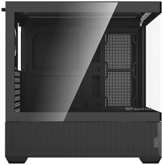 Darkflash DS900 AIR Gaming Midi-Turm Computergehäuse mit Seitenfenster Schwarz