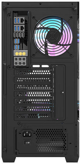 Darkflash DS900 AIR Gaming Midi-Turm Computergehäuse mit Seitenfenster Schwarz