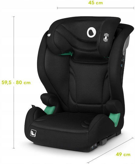 Lionelo Igo Καθισματάκι Αυτοκινήτου High-back Booster i-Size με Isofix Black