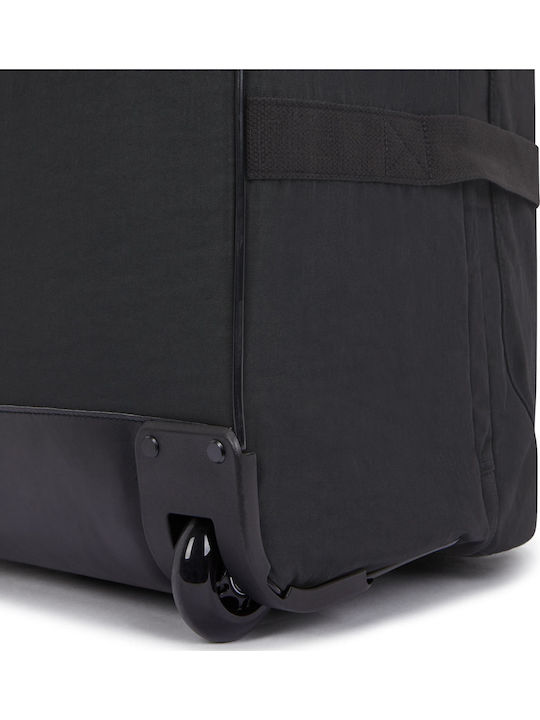 Kipling Μεγάλη Βαλίτσα Ταξιδίου Υφασμάτινη Black με 4 Ρόδες Ύψους 76εκ.