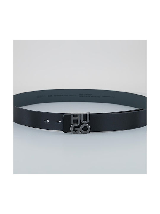 Hugo Boss Leather Women's Belt Black